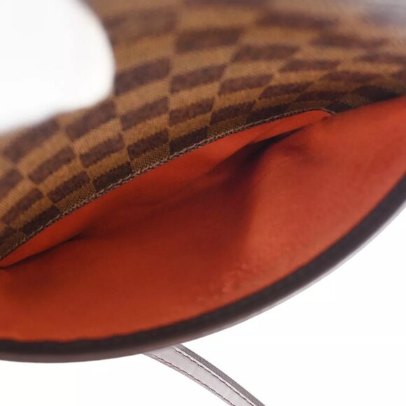 LOUIS VUITTON Ipanema PM Shoulder Bag Damier Ebene Leather Brown - Picture 11 of 16